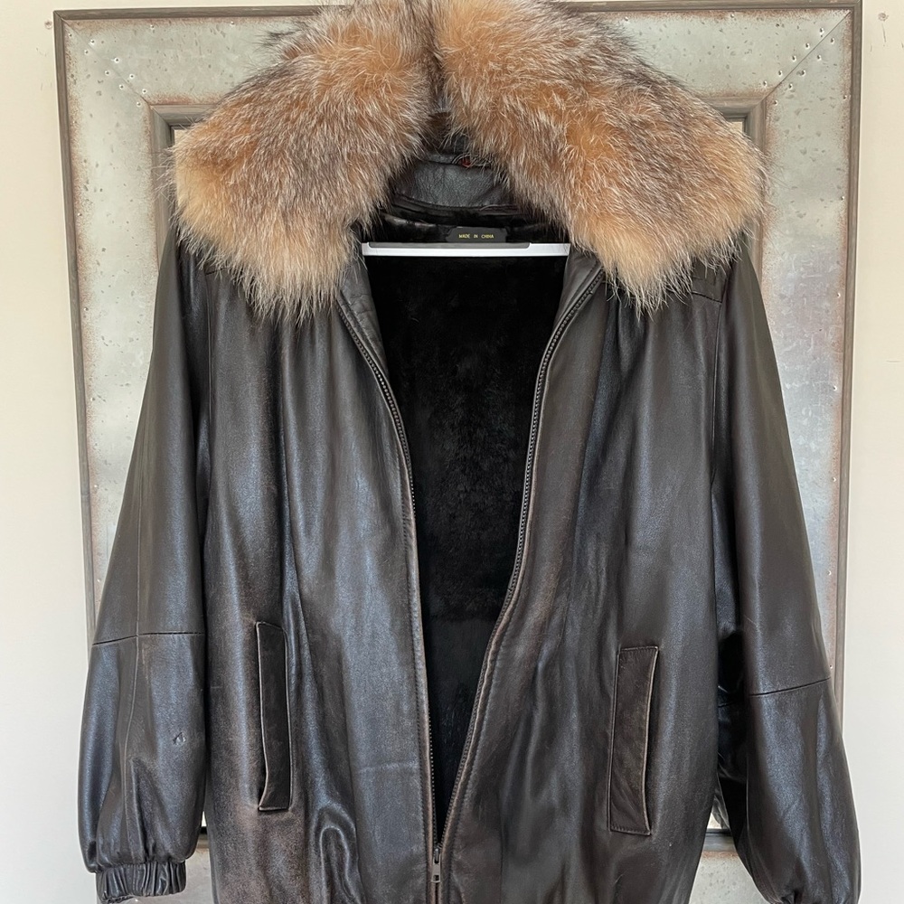 Liz Claiborne vintage 1980s bomber jacket.